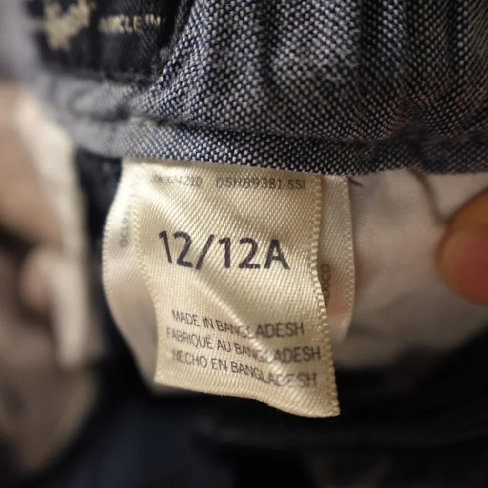 OshKosh‎ Boys Navy Chino Pants Bundle Size 12